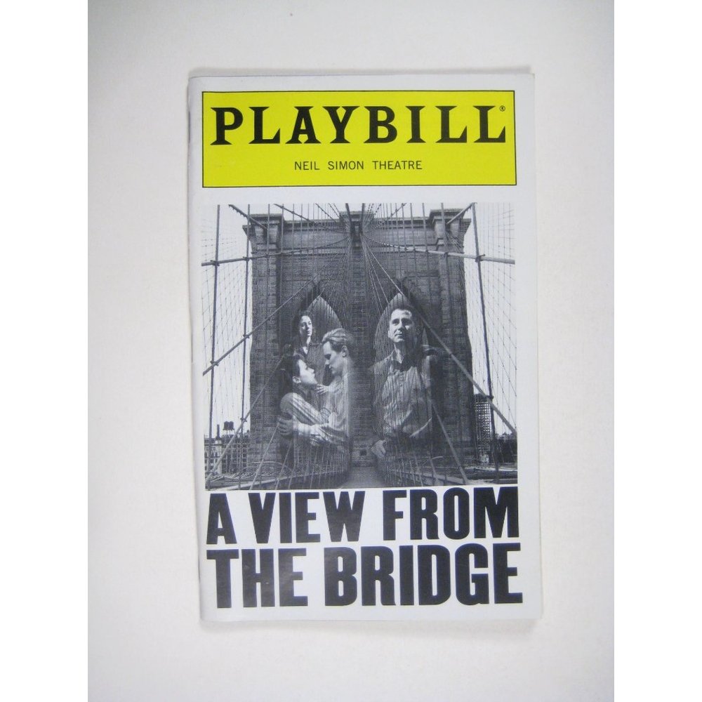 A View From the Bridge Playbill Anthony LaPaglia Allison Janney April 1998
